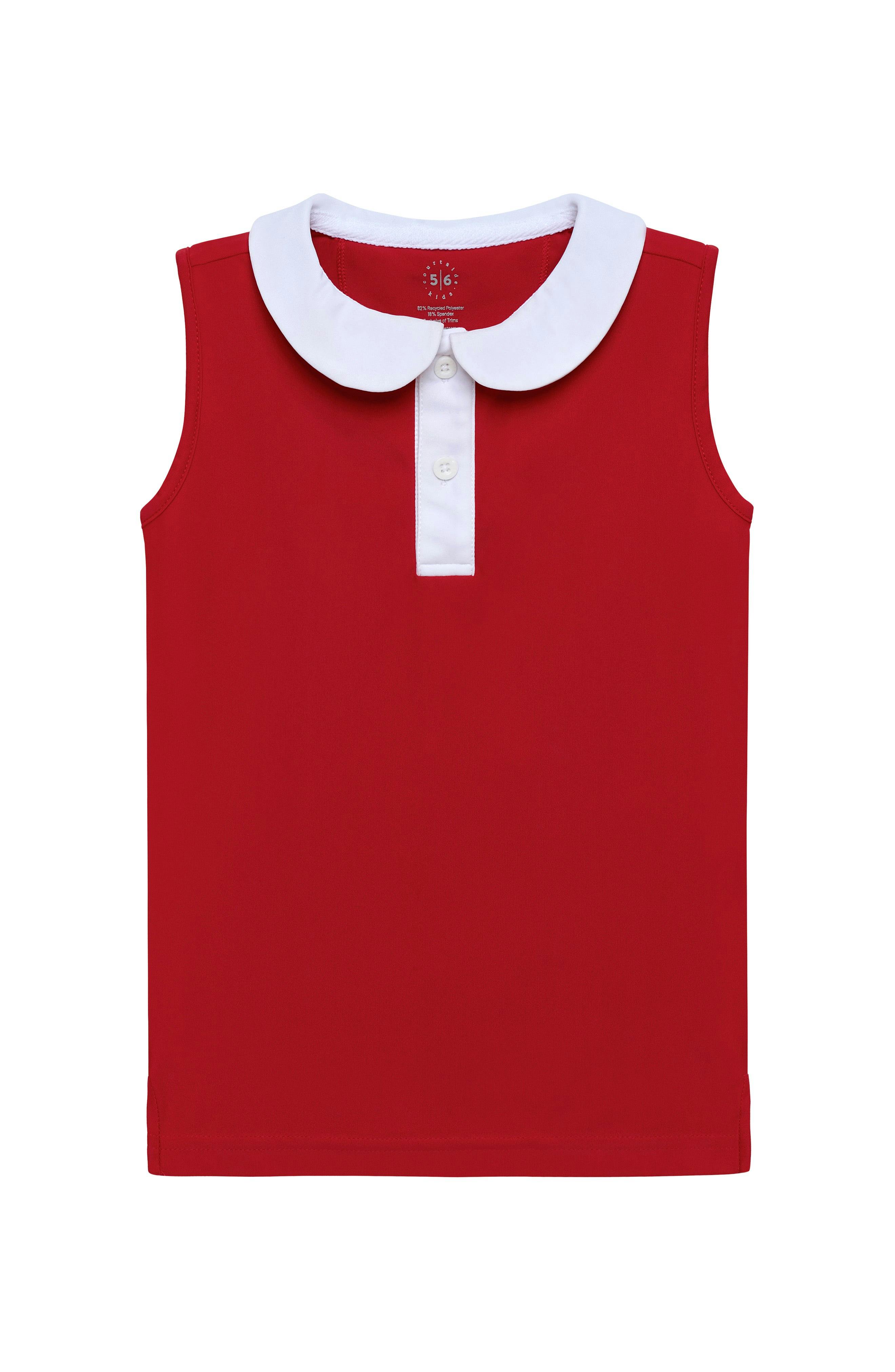 red/white girly girl tank