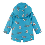 Infant Blue Print Raincoat