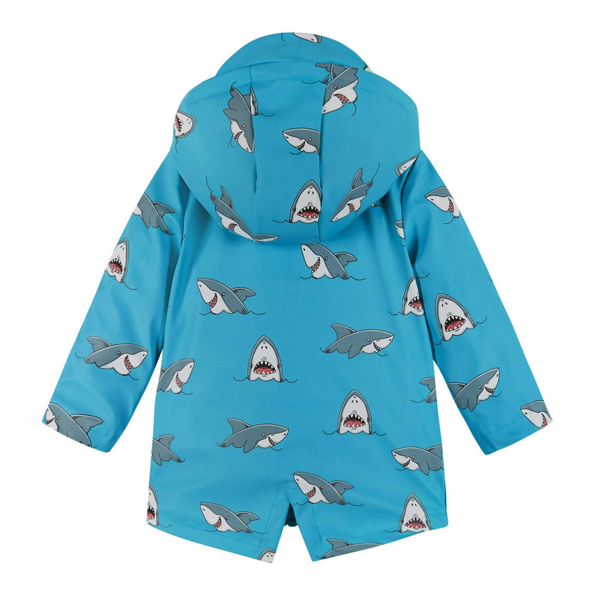 Infant Blue Print Raincoat