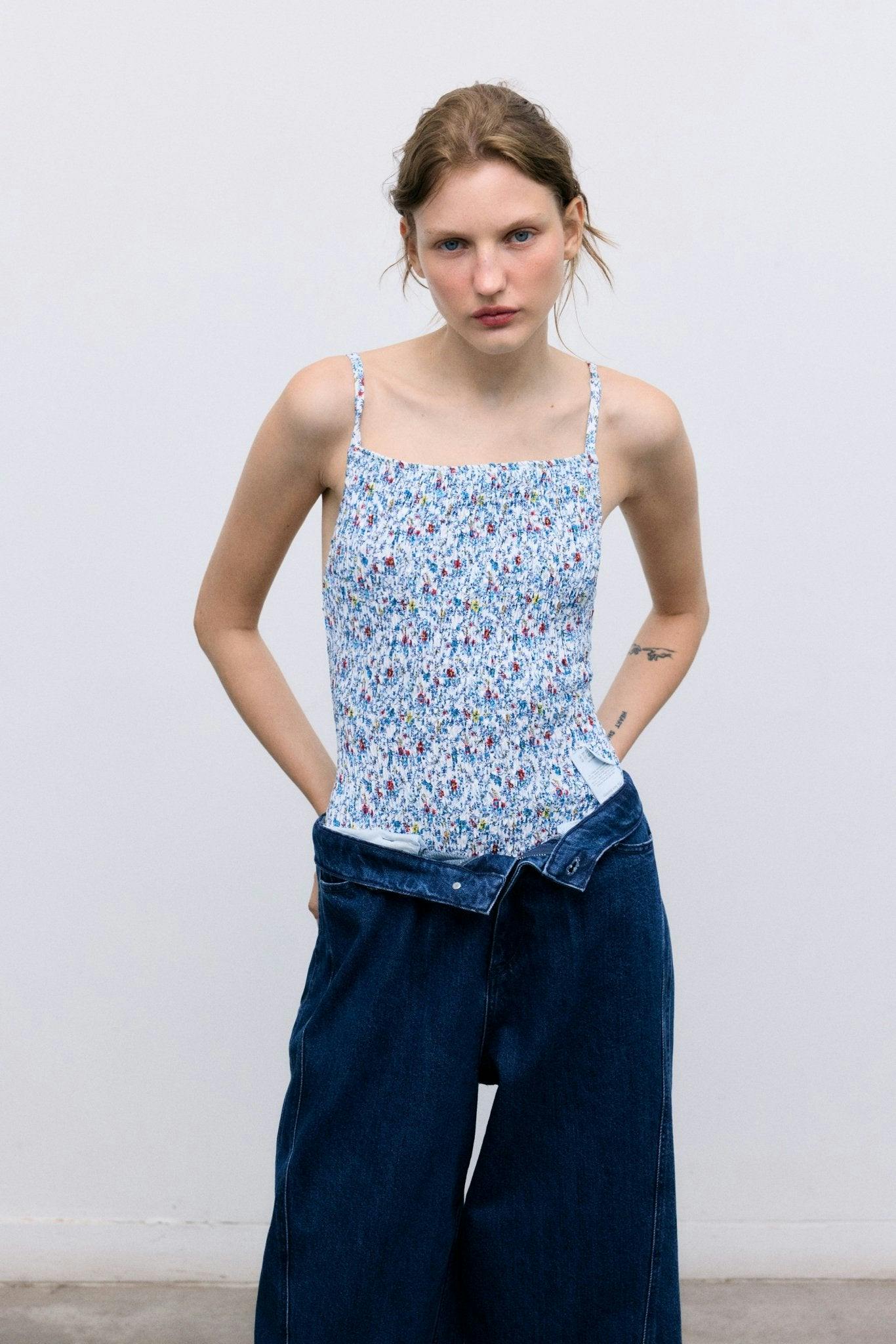 TNS Denim Extra Wide Woman Pant Indigo Denim