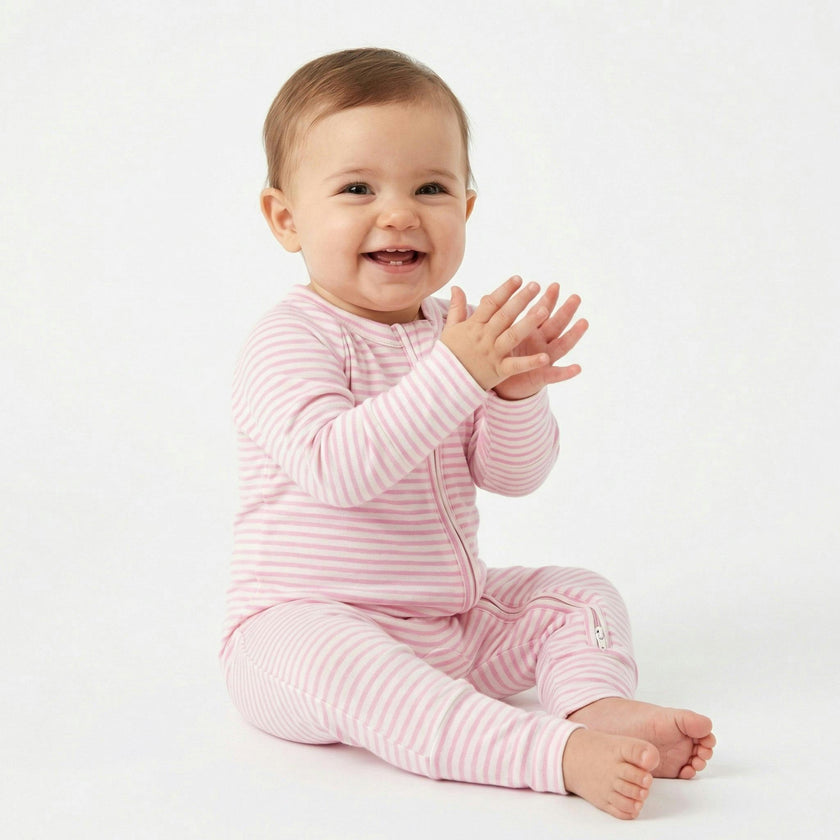 Ballet Stripe Bamboo Sleeper