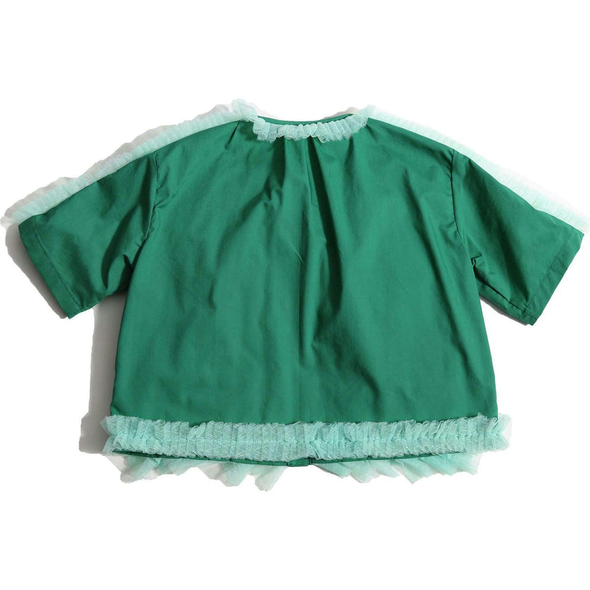 TOULA TIERED RUFFLE BLOUSE