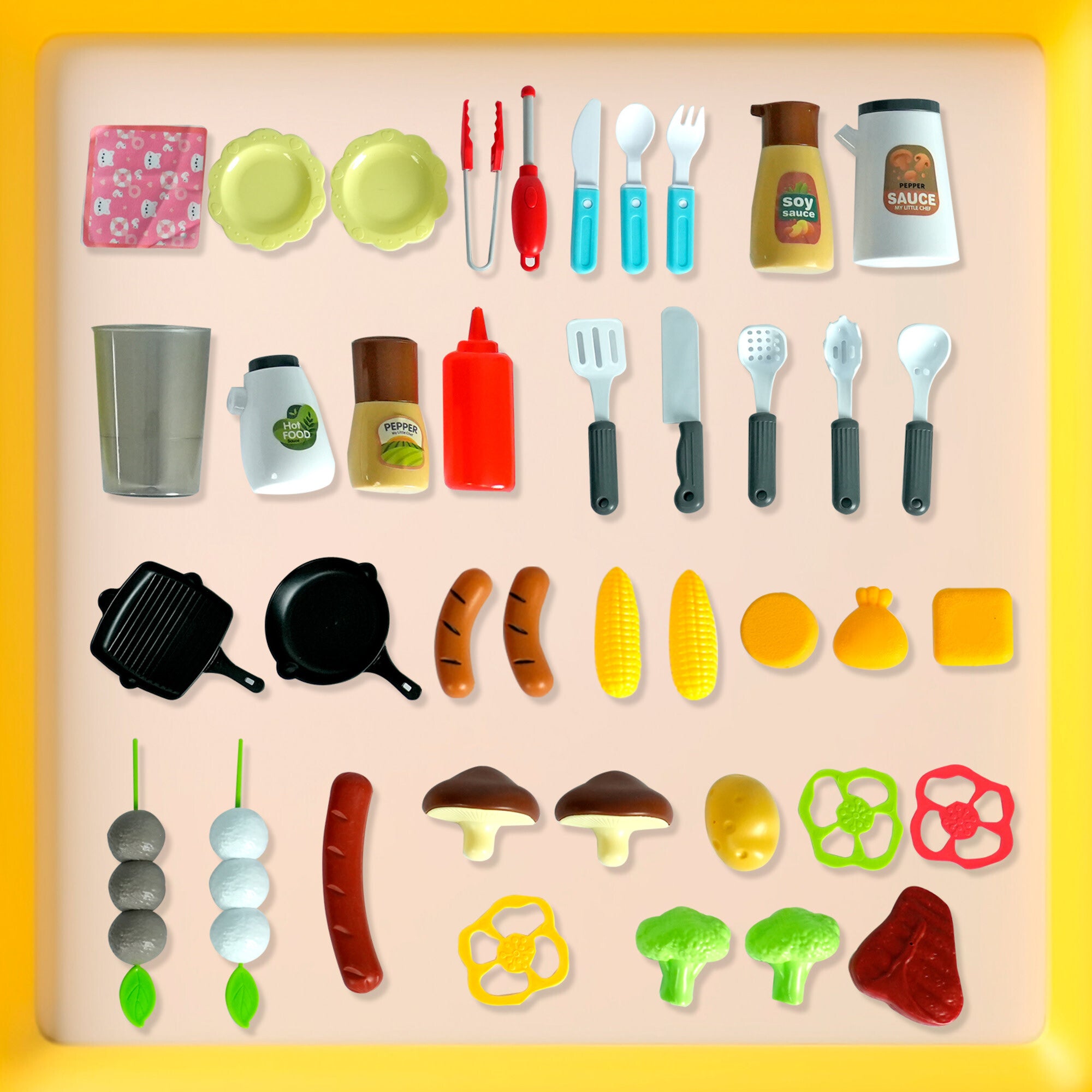 Easy Playhouse: BBQ Grill Playset - 41pc
