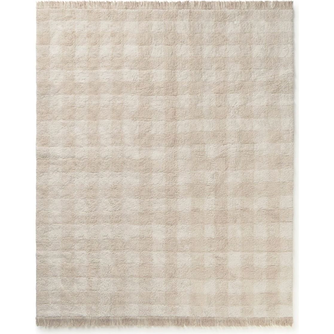 Washable Rug Vichy Ivory