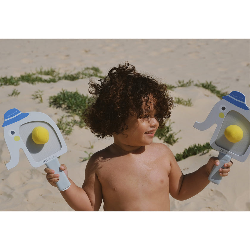 Kids Velcro Beach Bats: Eli The Elephant