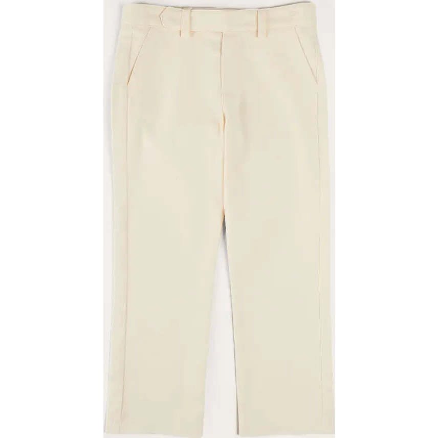 Plain Pocket Detail Trousers in White (4-10yrs)