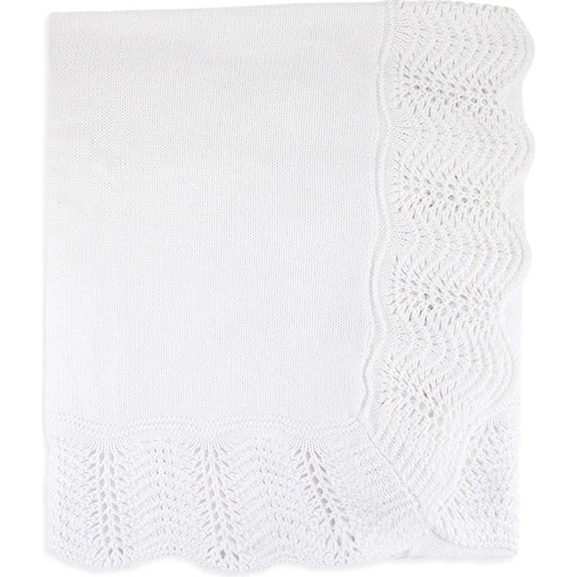 Traditional Knitted Baby Blanket