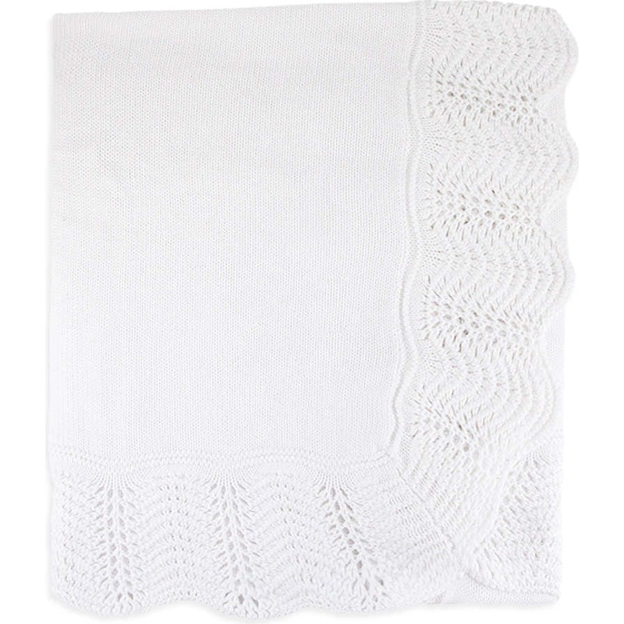 Traditional Knitted Baby Blanket
