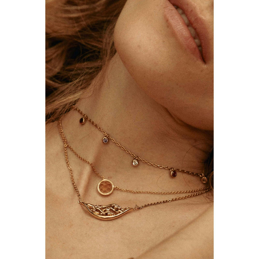 Rainbow Charm Necklace