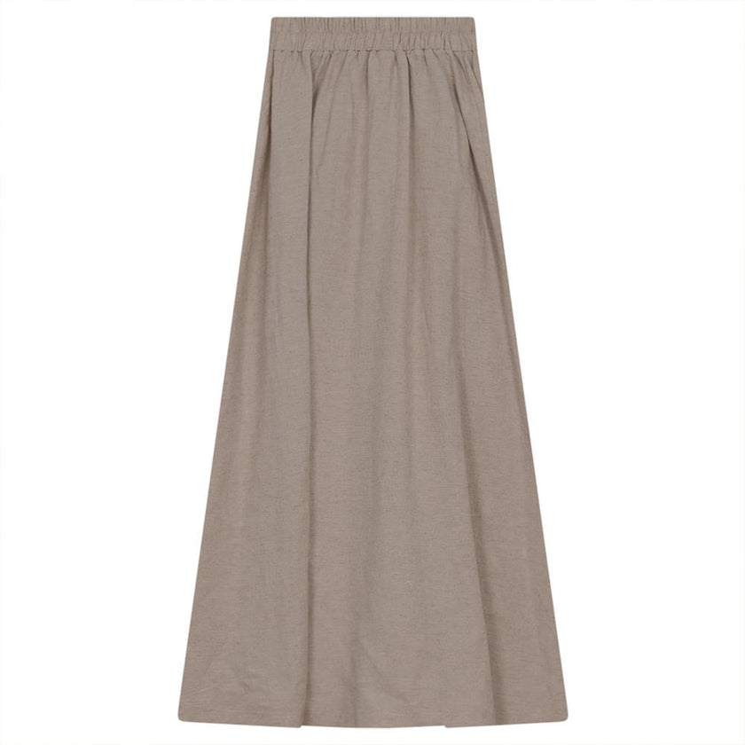 Linen Maxi Pull On Skirt