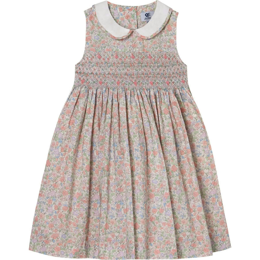 Hand-Smocked Girls Dress - Fiona
