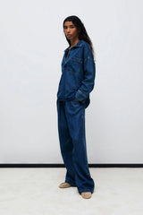 TNS Tencel Woman Pant Blue Denim