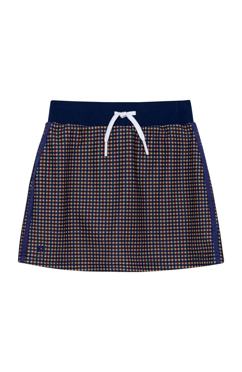 gingham tennis skort