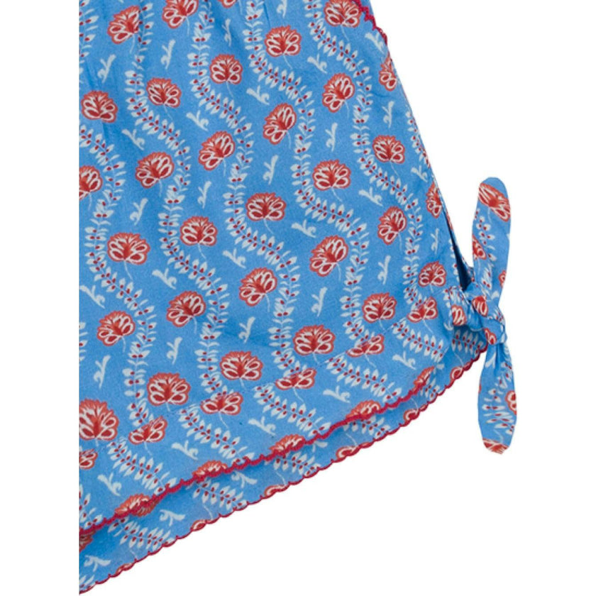 Girls Blue Primrose Tie-Knot Short