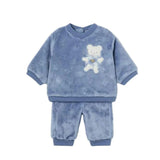 Newborn Faux Fur Sweater and Pants Set