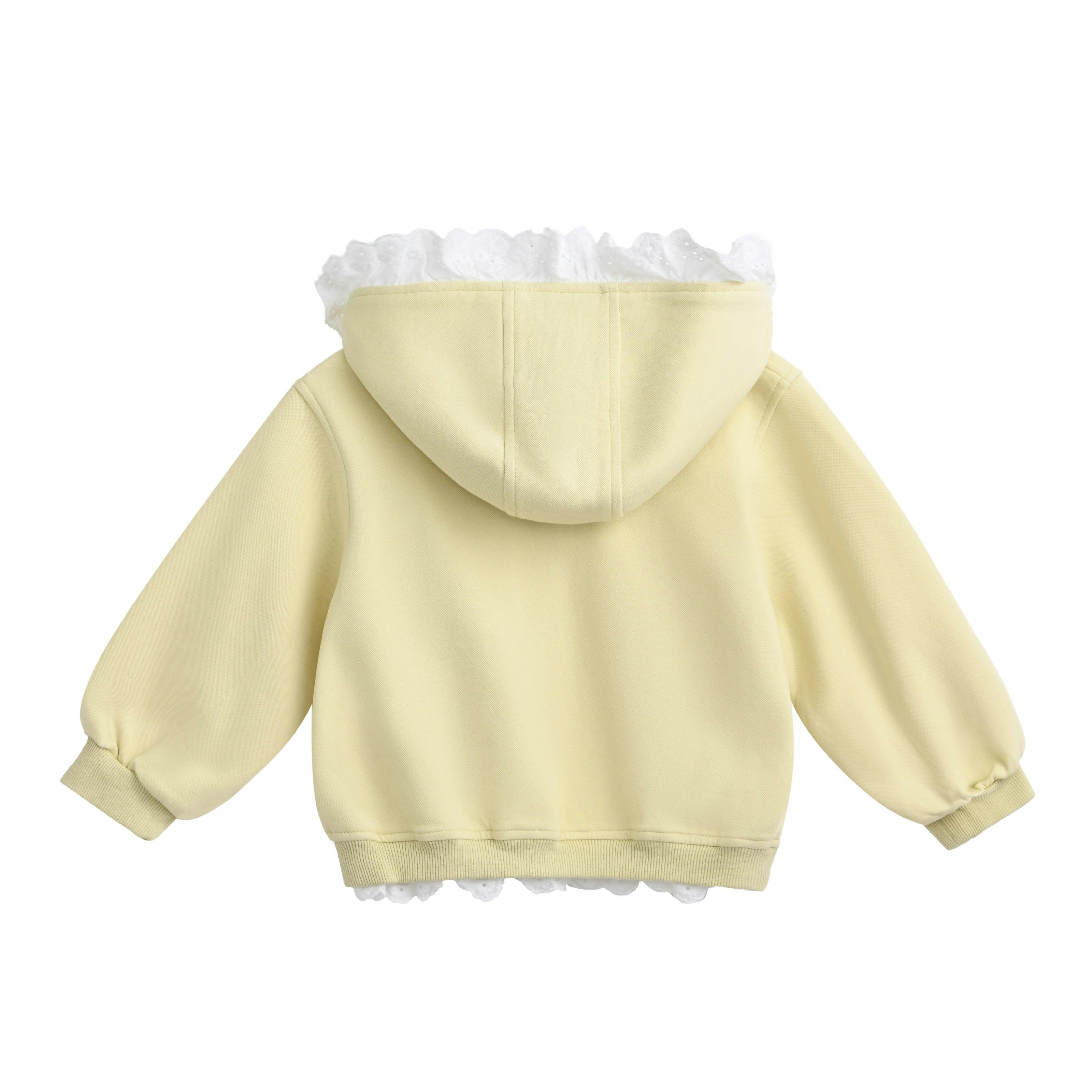Light Yellow Ruffle Skirt Set