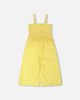 Capri Jumpsuit With Smocking