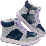 Skye High Top Denim Sneaker, Blue