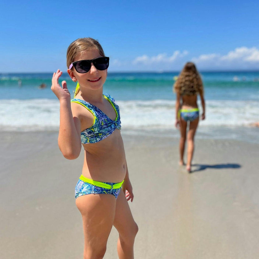 Mimi Bikini - Palm Neon Print