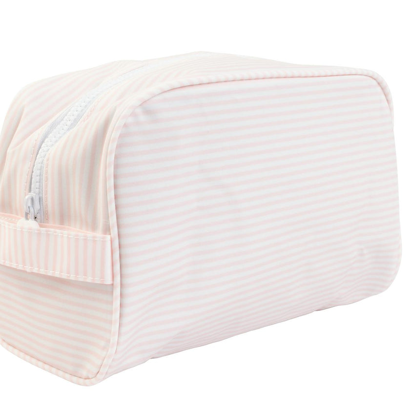 The Dopp Kit in Pink Stripe