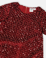 Velvet Short Sleeve Dress