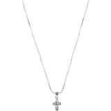 Brooklyn Cross Necklace - Box Chain