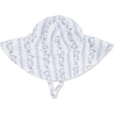 Kimberly Floral Stripe - Wide Brim Sun Hat