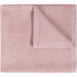 Ribbed Knit Blanket Ecru
