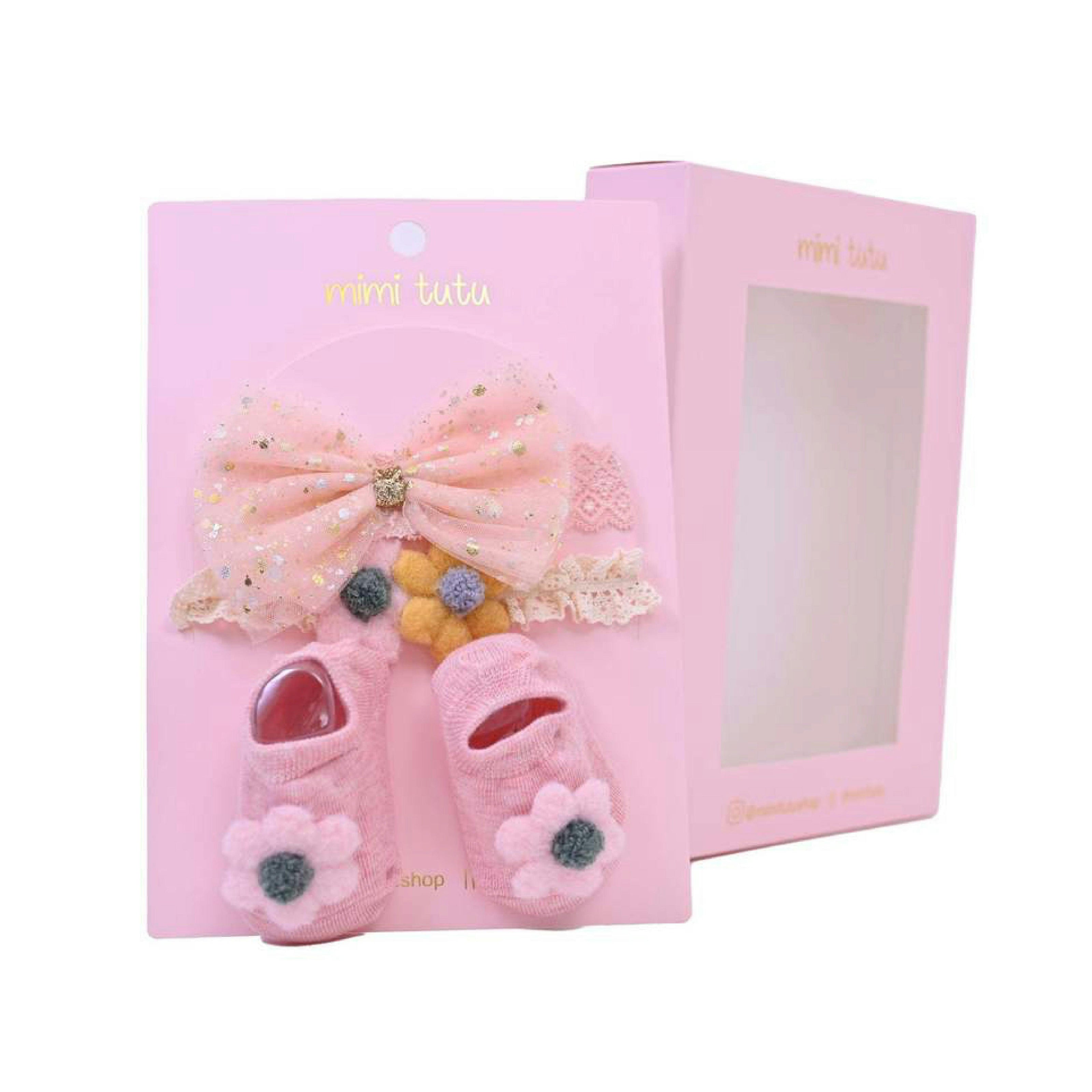 Lace Headband & Sock Gift Set