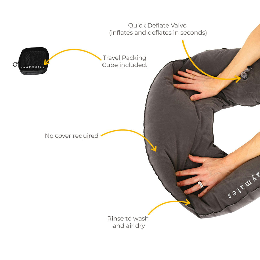 Mom Mate Plush Travel Nursing Pillow