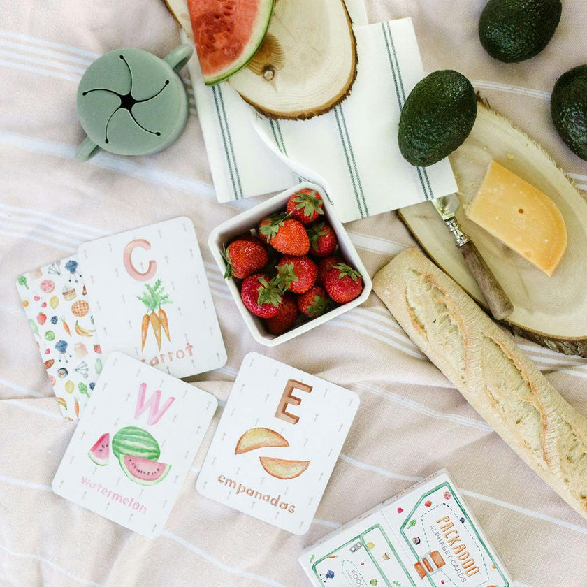 Packadoo Alphabet Cards Foodie Edition