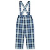 Plaid Pant with Removable Suspenders