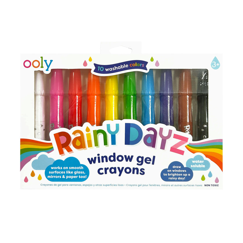 Rainy Dayz Window Watercolor Gel Crayons - Set of 10