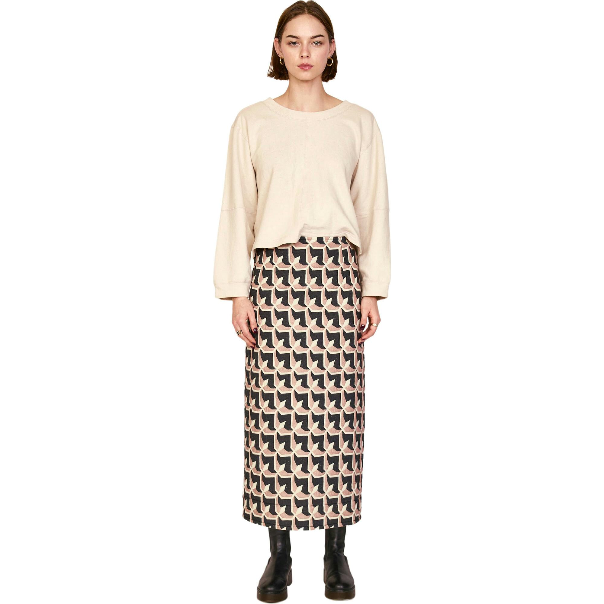 Lombok Skirt in Clay Parquet