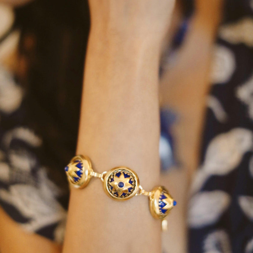 Indigo Bubble Bracelet