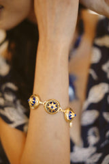Indigo Bubble Bracelet