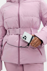Hedy Belted Puffer Amethyst