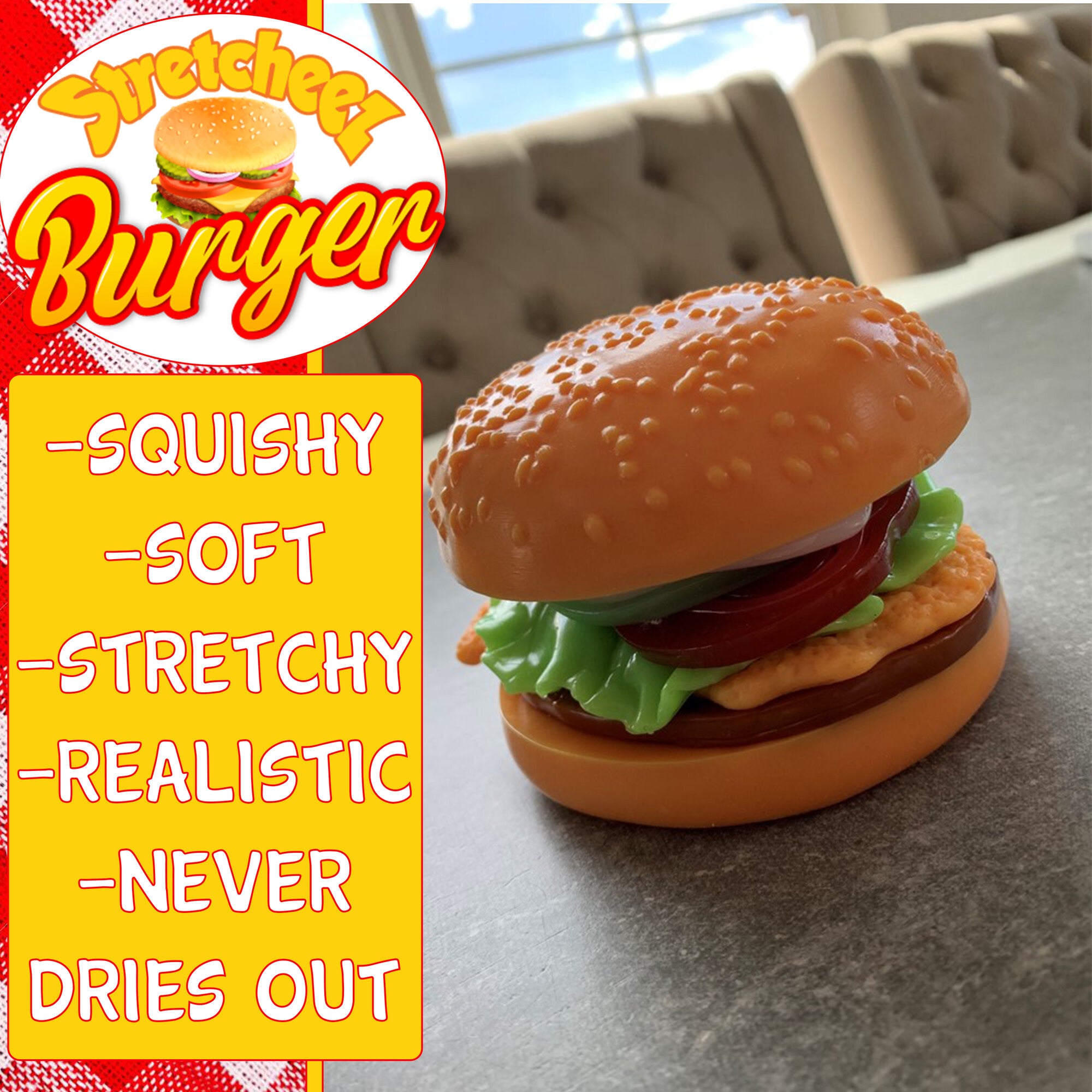 Stretcheez: Hamburger - 2 Pack