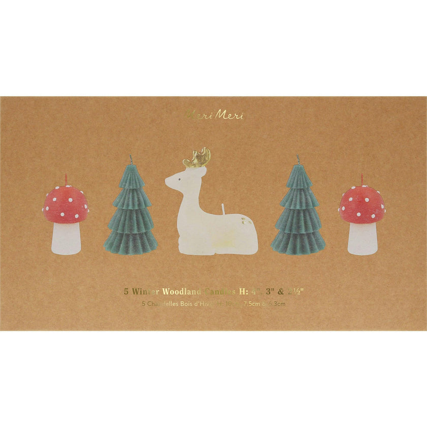 Winter Woodland Candles