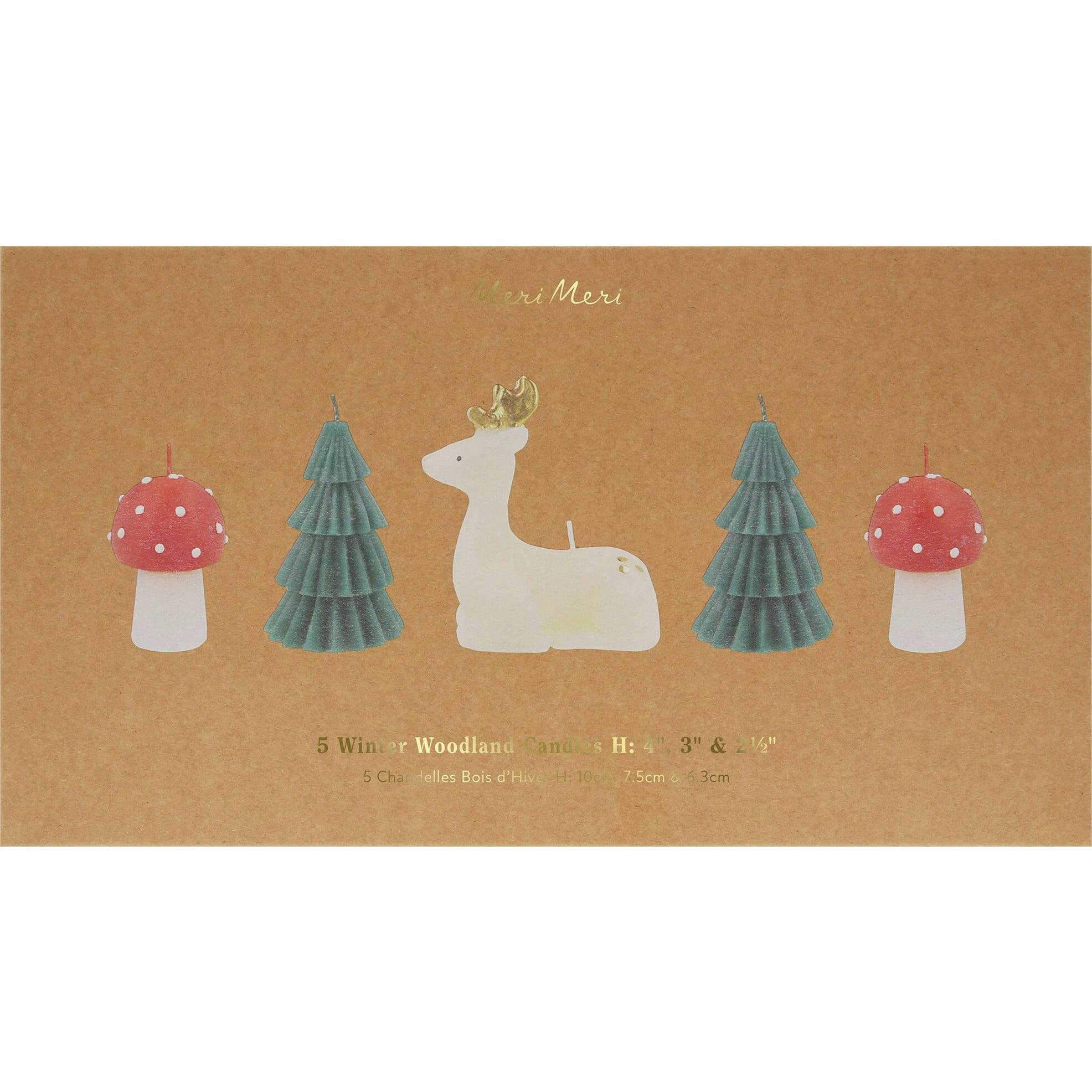 Winter Woodland Candles