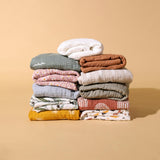 Babyletto All-Stages Midi Crib Sheet in GOTS Certified Organic Muslin Cotton