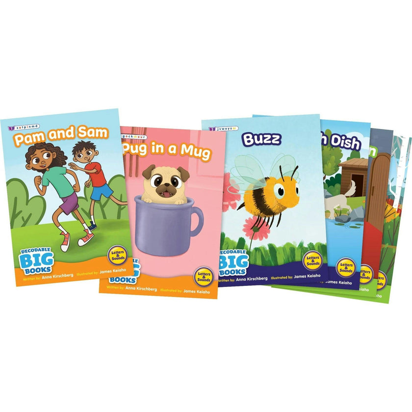 Beanstalk Books: Decodable Big Books Fiction - 6 XL Books