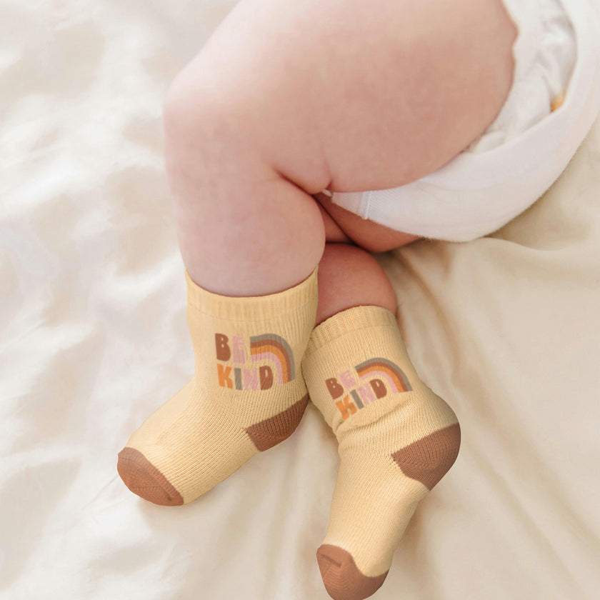 Baby Socks Trios With Zipper Wash Bag