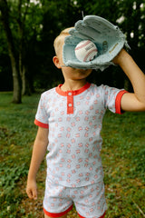 Frankie PJ Set - Home Run Print