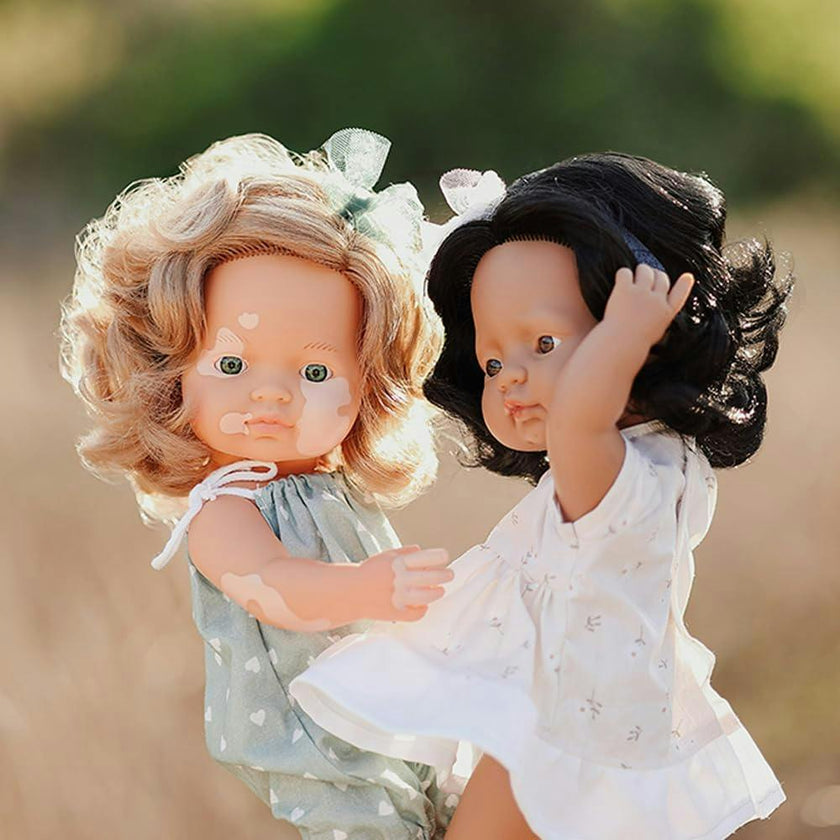 My Friends and Me Collection Baby Girl Doll with Dark Blonde Hair and Vitalago - 15"