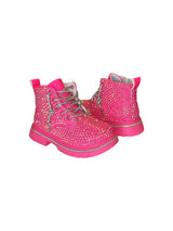 Hot Pink Sparkle Boots