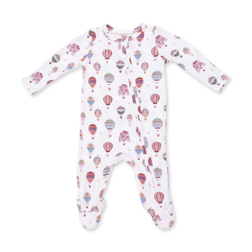 Hot Air Balloon - 2 Way Zipper Footie