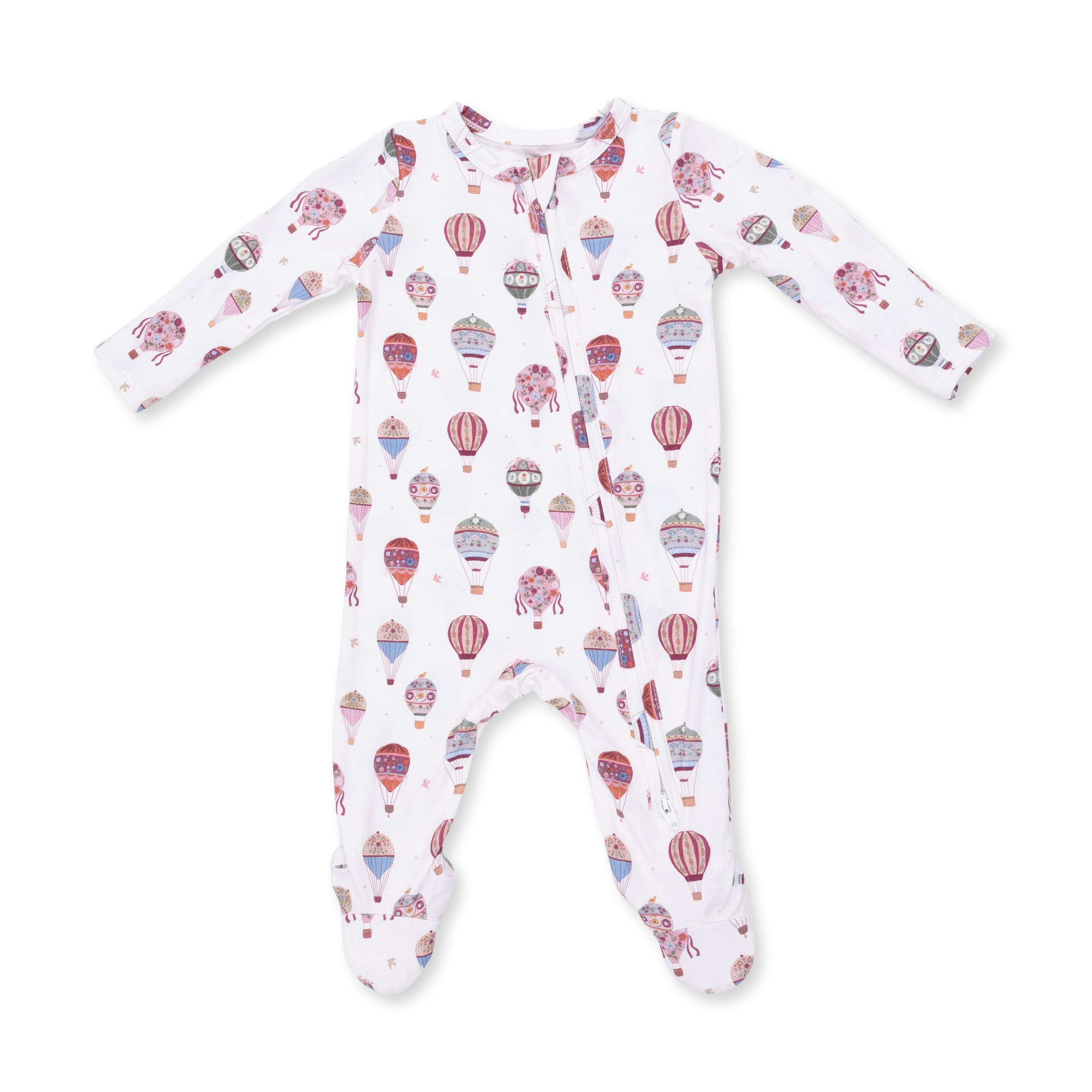 Hot Air Balloon - 2 Way Zipper Footie