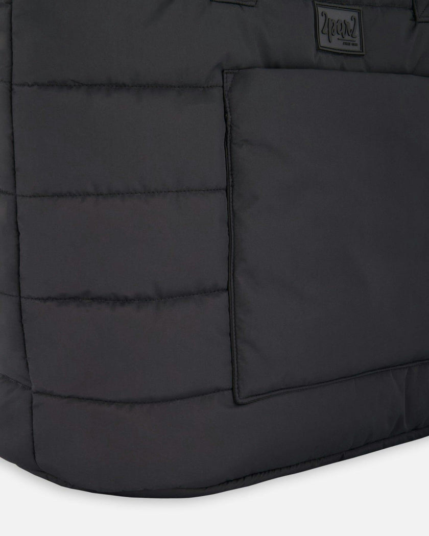 Diaper Bag With Changing Mat Black