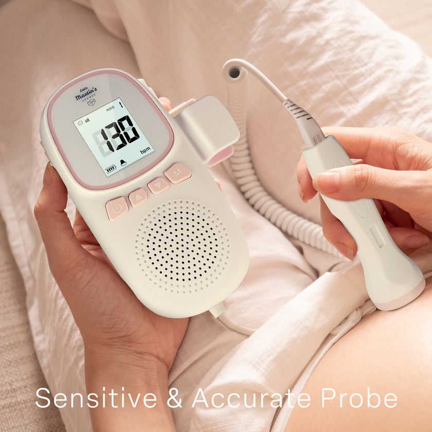 Portable Ultrasound Fetal Doppler: Pink